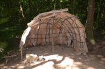 Une hutte aborigbne