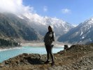 Au grand lac d'Almaty
