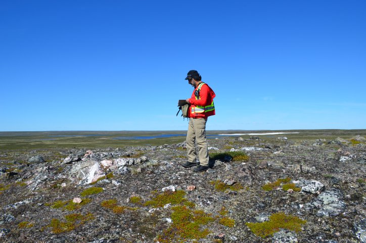 Le geologue en action