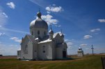 Une eglise orthodoxe dans les prairies