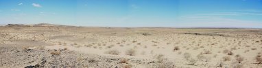 Le plateau désertique