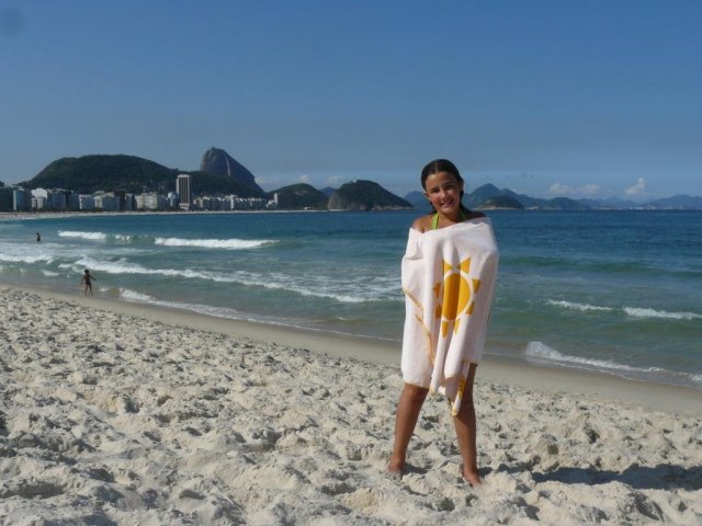Sur la plage  Rio